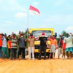 Camat Pagar Dewa Ajak Warga Gotong Royong Buka Akses Jalan Yang Tertimbun