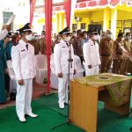 Cek Endra Lantik Tiga Kades di Kecamatan Cermin Nan Gedang