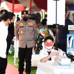 Presiden Tinjau Kegiatan Vaksinasi Kolaborasi Kebangsaan Bagi Para Pelajar