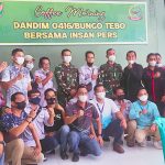 Jelang Pembukaan TMMD ke-112, Dandim 0416 Adakan Coffe Morning Bersama Insan Pers