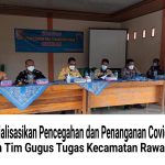Ketua Gugus Tugas Kecamatan Sosialisasikan Pencegahan dan Penanganan Covid-19 Di Kampung Andalas Cermin