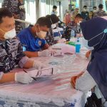 TNI AL Kembali Layani Vaksinasi 1300 Warga Pasir Angin Cileungsi