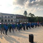 Ratusan Mahasiswa Komando, Gelar Apel Persiapan Pendistribusian 10 Ribu Paket Sembako