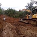 Jalan Dibuka Satgas TMMD Desa Bakal Ramai