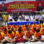 Operasi Tumpas Narkoba Semeru 2021, Kapolres Gresik : 23 Kasus dan 25 Tersangka Berhasil Diungkap