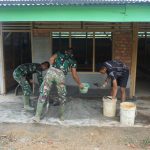 Rehab Gedung SD Pembantu Terus Digenjot Satgas TMMD