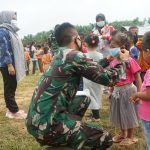 Edukasi Prokes, Satgas Bagikan Masker kepada Murid SD dan PAUD