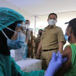 Pemulung di TPA Rawa Kucing Kota Tangerang di Vaksin