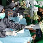 Wajib Prokes, Ratusan Siswa SMP di Kota Malang Divaksinasi