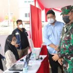 Kejar Target, Danrem 052/WKR Pantau dan Cek Serbuan Vaksinasi
