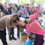 HUT TNI ke-76,AKABRI 2001 Kapolres Bersama Dandim 0208, dan Danlanal TBA Tanjung Balai Buka Dapur Umum
