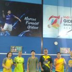 PB Ontario Gelar Turnamen Bulu Tangkis Unik Tiga Lawan Tiga