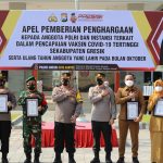 Kapolres Gresik Apresiasi Satgas Covid-19 Dan Berikan Penghargaan