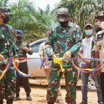 Danrem 042/Gapu Resmikan Jalan Hasil TMMD di Tebo Ilir