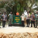 Tugu Prasasti Bukti TMMD ke-112 Kodim 0416 Bute Berdiri Kokoh