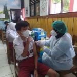 Ratusan Siswa SDN 05 Panunggangan Divaksin Pfizer