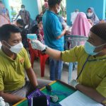 Tim Vaksin Mobile Kodim 0416/ Bute Masuk Ke Pelosok Desa