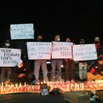 Aksi Bakar 1000 Lilin, Depan Balaikota Malang, FRONTAL MR: Pak Sutiaji kami tunggu minta maaf anda disini