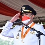 Bupati Tubaba Pimpin Upacara HUT ke-76 RI di Lapangan Pemda