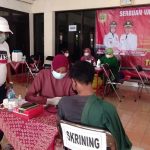 Sasar Usia 12 Tahun Hingga Lansia, Vaksinasi Dosis 1 dan 2 di Desa Gumpang Selesai Persen