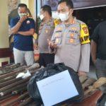 Pasca Penembakan Satpam PT.JAW, SAD Serahkan Belasana Senjata Rakitan Ke Polres Sarolangun