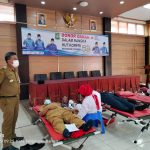 Sambut HUT Korpri ke 50 Kecamatan Cipondoh Gelar Donor Darah