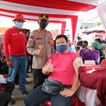 Polres Metro Tangerang Kota bekerja sama dengan BIN adakan Vaksinasi