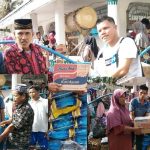 Peduli Sesama,Kades Teluk Renda Berikan Bantuan Pada Korban Kebakaran
