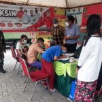 Percepat Vaksinasi Nasional, Koramil 02/Tambora Gelar Serbuan Vaksinasi Dari Kodim 0503/JB