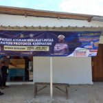Polsek Tambelang Laksanakan Pemasangaan Spanduk Operasi Kepolisian Zebra Jaya 2021