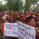 Gelar Unjuk Rasa Damai, Pemuda Pancasila Jawa Timur Kecam Pernyataan Junimart Girsang
