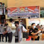 Peringati HUT Satpam Ke 41, Satbinmas Polres Sarolangun Gelar Bakti Sosial Dan Vaksinasi