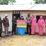 Bakti Bhayangkara Untuk Negeri, Polres Lhokseumawe Renovasi Rumah Warga