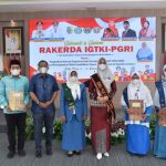 Hadiri Rakerda IGTKI, Ny Maya Zahir Meminta Tenaga Pengajar Harus Profesional dan Berkualitas