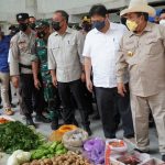 Didampingi Gubernur Lampung dan Bupati Tubaba, Menko Bidang Perekonomian Resmikan Pasar Pulung