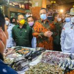 Walikota Dampingi Wamen Pertanian Sidak Pasar Serpong