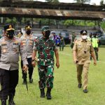 Bupati Batu Bara Dampingi Pangdam Bukit Barisan dan Kapolda Sumut Tinjau Gerai Vaksinasi