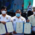 Bupati Bungo H.Mashuri Teken MoU Komitmen Batanghari Bersih