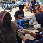 Satlantas Polres Bungo Gelar Vaksinasi dan Operasi Keselamatan Lalu Lintas 2022
