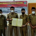 Cek Endra Tandatangani Kesepakatan  Kerjasama Bupati Batang hari