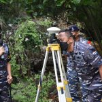 Danpushidrosal Tinjau Latihan Survei dan Pemetaan di Perairan Pulau Damar