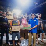 Ketua KNPI Sambangi Dapur Umum Warga Terdampak Banjir