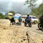 Hendak Mudik Satu Dari Empat Rombongan Pengendara Sepeda Motor Terjatuh Di Batu Jomba Tapanuli Selatan