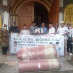 Gerindra Peduli Berikan Bantuan Karpet Masjid dan Mushola di Cipondoh & Pinang