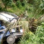 Diduga Rem Blong Truk Muatan Lem Terjun Kedalam Jurang Di Padangsidimpuan