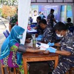 Pushidrosal Gelar Vaksinasi di Terminal Tanjung Priok