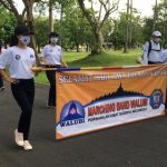 Marching Band Walubi Dharma Widya Mantapkan Persiapan Kirab Agung Waisak 2566 BE di Candi Borobudur