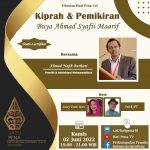 Webinar Satupena Kenang Kiprah dan Pemikiran Ahmad Syafi’i Ma’arif