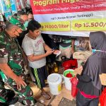 Turun Ke Pasar Keramat Jati, Kasad Minta Kepala PD Pasar Jaya Terus Memantau HET Minyak Goreng