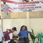 HUT Bhayangkara Yang Ke -76 Polres Mesuji Adakan Kegiatan Donor Darah